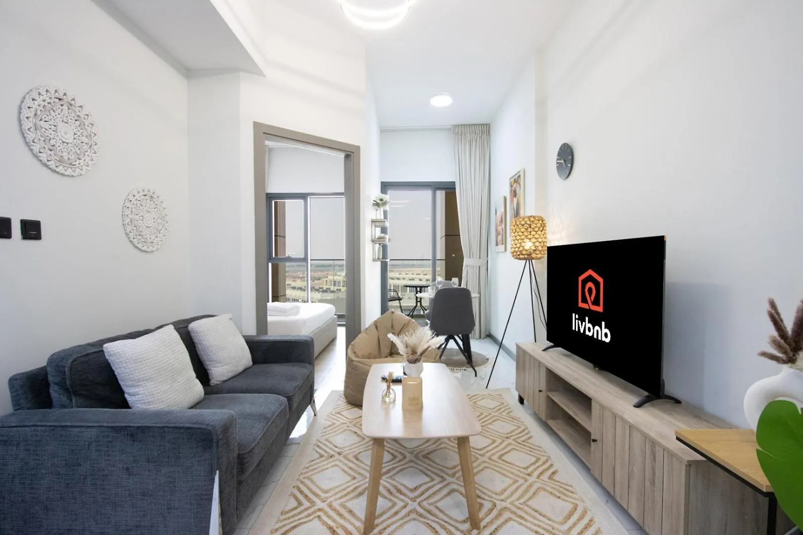 Livbnb - Brand New 1B In Rukan, Dubailand Dubai